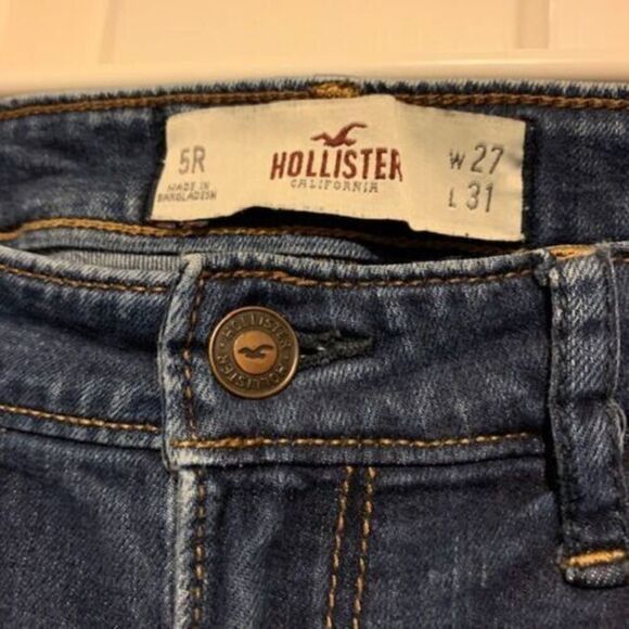 HOLLISTER SIZE 5R SKINNY STRETCH JEANS - Picture 5 of 6